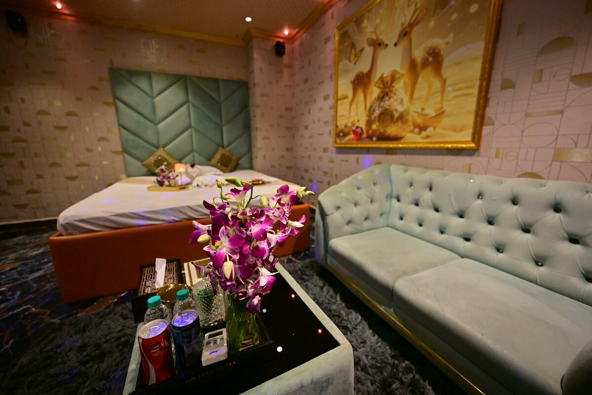 Private, fully appointed luxury treatment suite at 111 International Spa