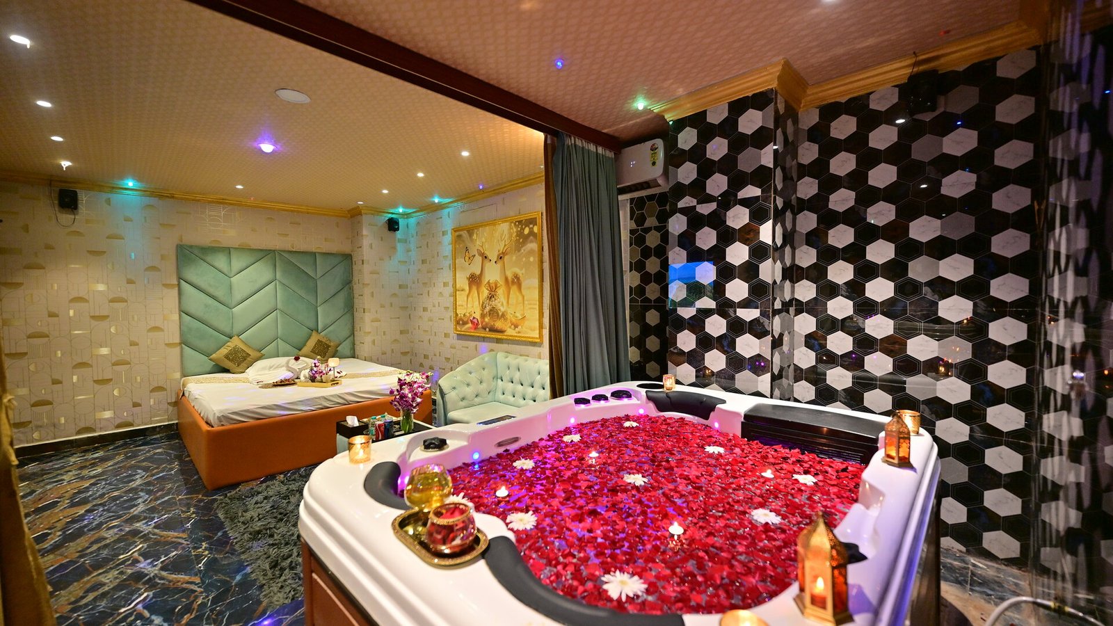 111 International Spa — private luxury suite with jacuzzi, Gachibowli Hyderabad